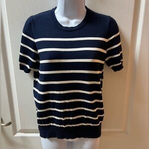 Philosophy Navy Blue/Cream Sweater